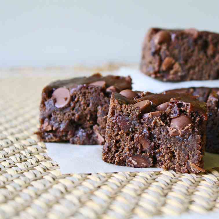 Double Chocolate Fudge Brownies 