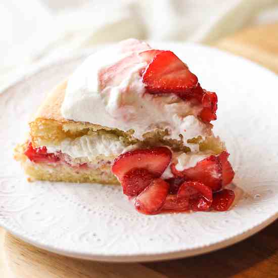 Strawberries and Cream Cake