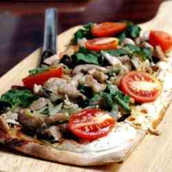 Chicken Tarte Flambee