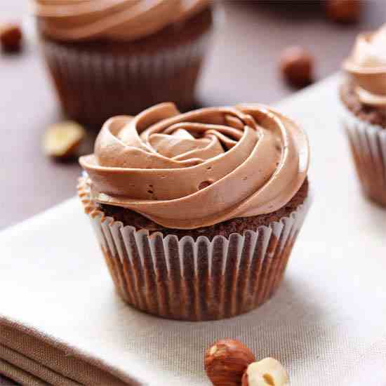 Nutella Cupcakes