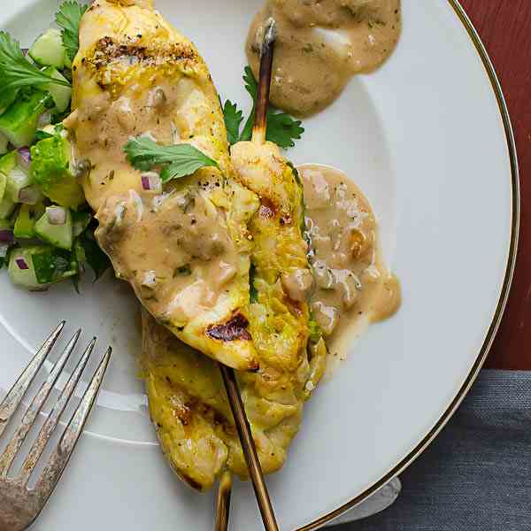 Grilled Chicken Sates