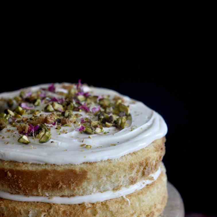 Cardamom Cream Cake