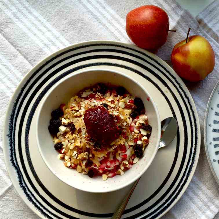 Overnight oats, Bircher Muesli