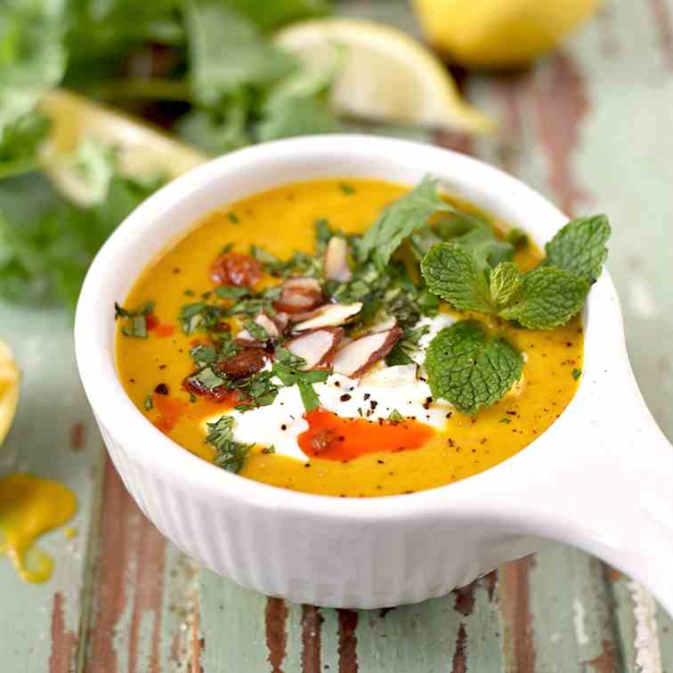 Instant Pot Moroccan Sweet Potato Soup