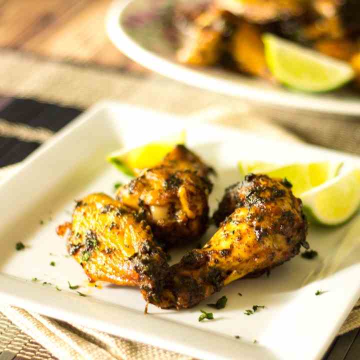 Buttery Chili Lime Chicken WIngs