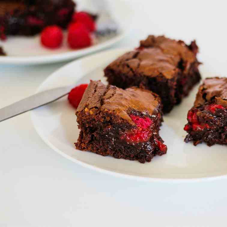 Raspberry Brownies