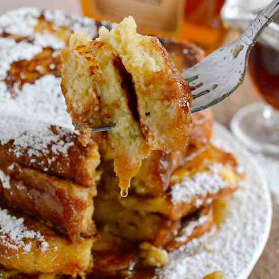 French Toast with Bourbon Syrup