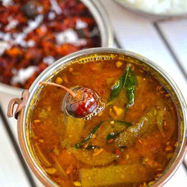 Vendakkai Sambar | Okra Sambar