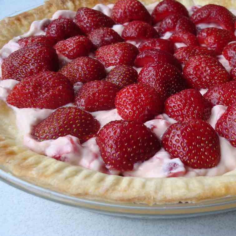 Fresh Strawberry Pie ~ Lightened up!