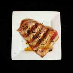 Pan Seared Tuna with Miso Dressing