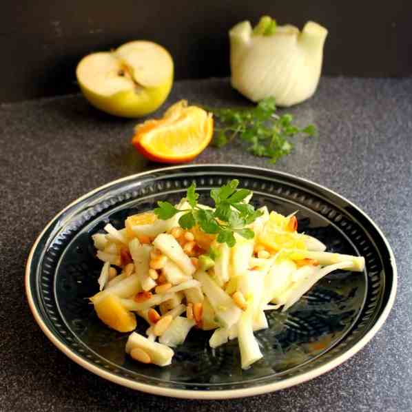 Fennel Salad with Apple and Orange