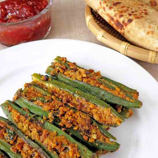 Stuffed okra