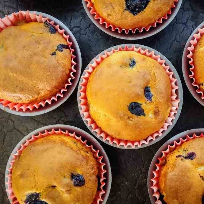 Blueberry Banana Muffins