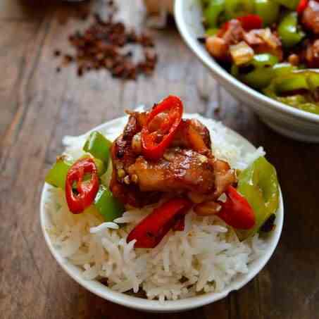 SICHUAN THREE PEPPER CHICKEN