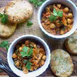 Chard and Chickpea Curry