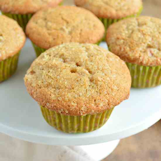 Ginger Rhubarb Muffins