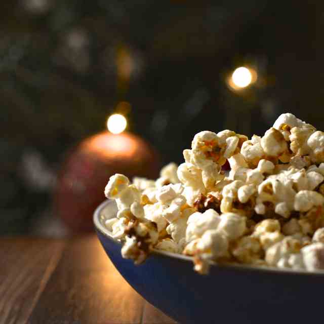 Spiced orange popcorn