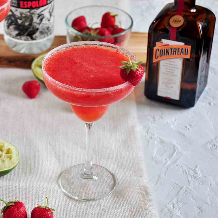 The Best Frozen Strawberry Margarita