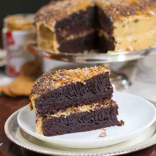 Biscoff Chocolate Coffee Cake