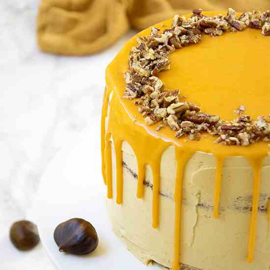 Pumpkin Spiced Latte Layer Cake