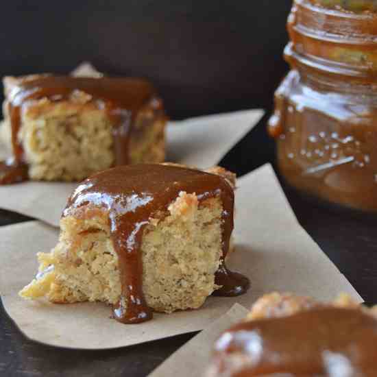 Caramel Swirl Banana Bread Bars