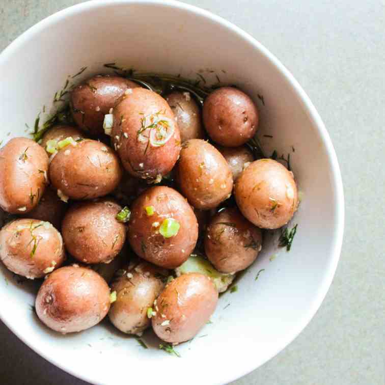 Baby Potatoes in a Dill Vinaigrette