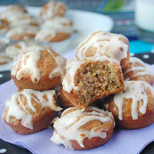 Glazed Butternut Squash Muffins