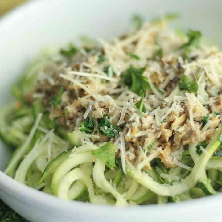White Clam Sauce with Zoodles