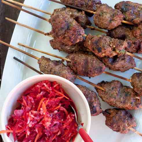 Beef and mushroom kofta