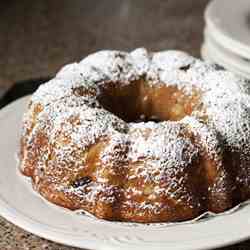 Brown Sugar Pear Cherry Bundt Cake