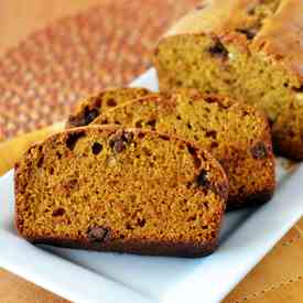 Pumpkin Chocolate Chip Bread