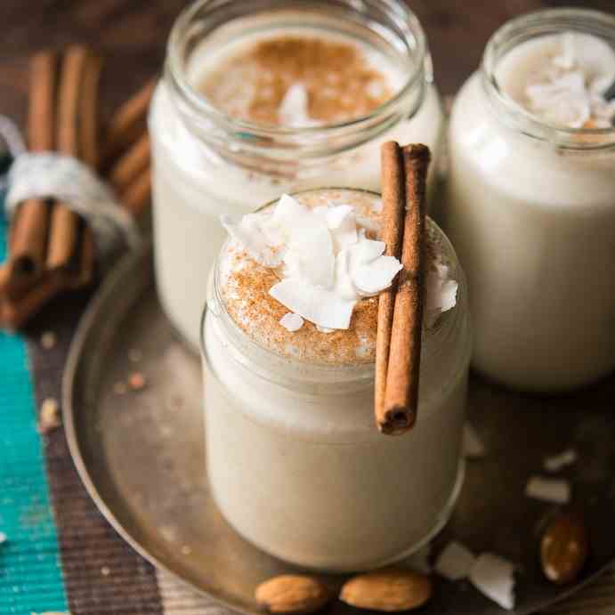 Almond banana smoothie