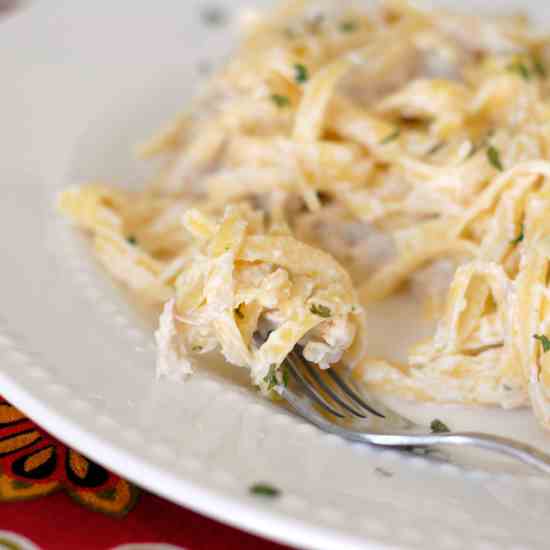 Gluten Free Chicken Alfredo