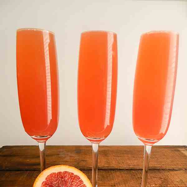 Blood Orange Mimosas