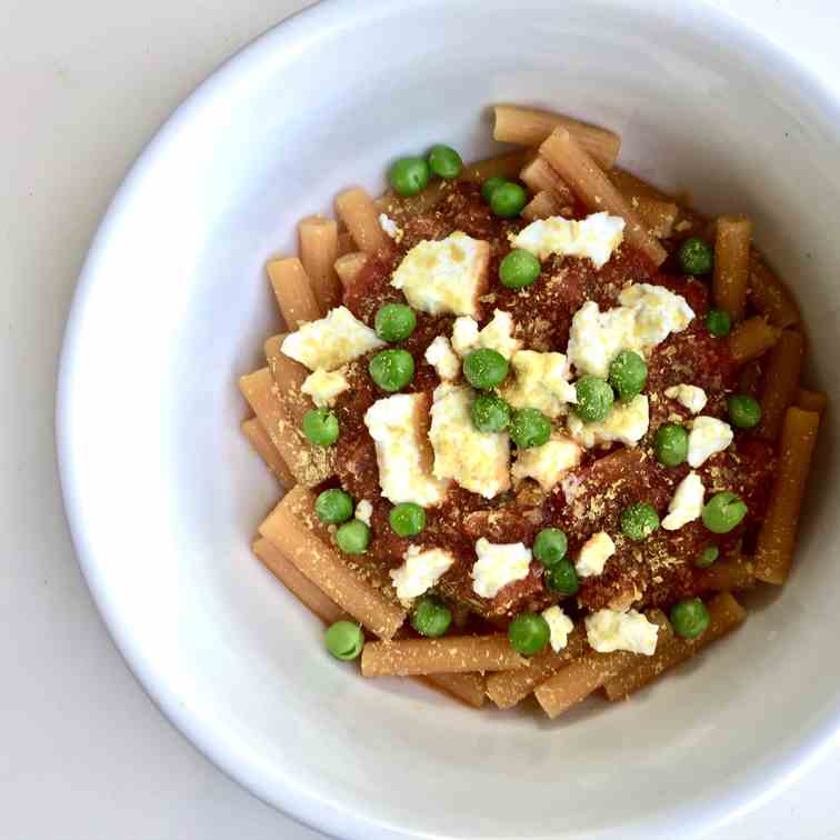 Creamy Lentil Pasta - Vegetarian