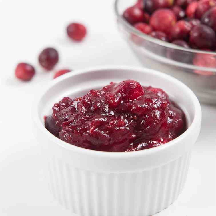 Pressure Cooker Cranberry Sauce