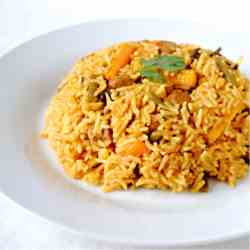 Soya Chunks Biryani