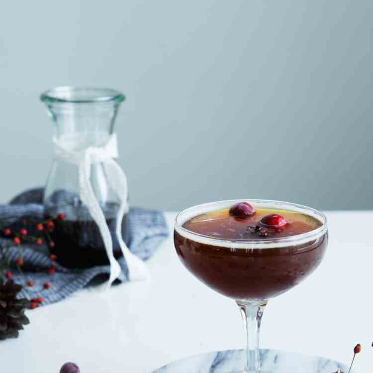 Holiday Champagne Cocktail