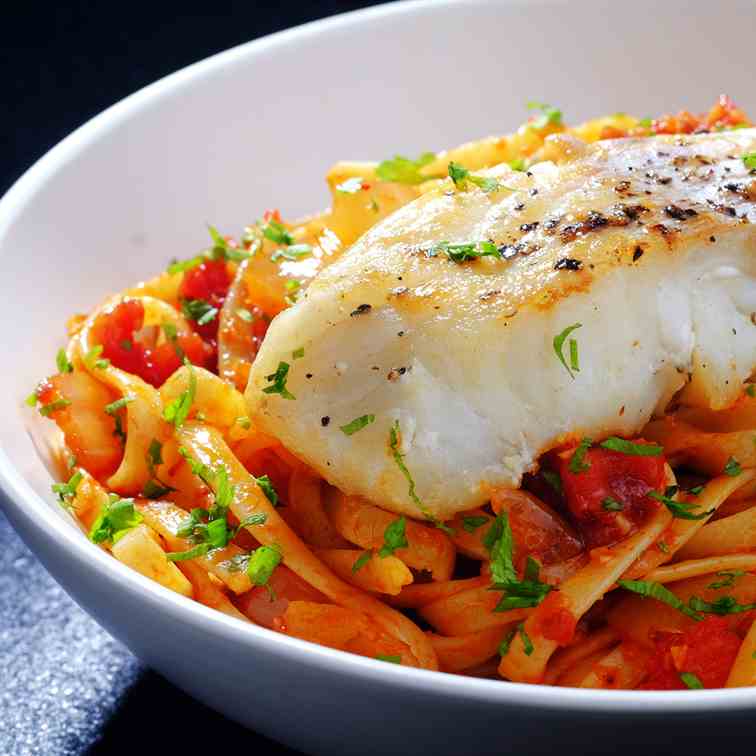 Cod Linguine