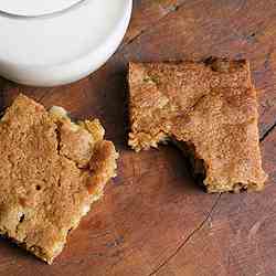 Toasted Almond Blondies