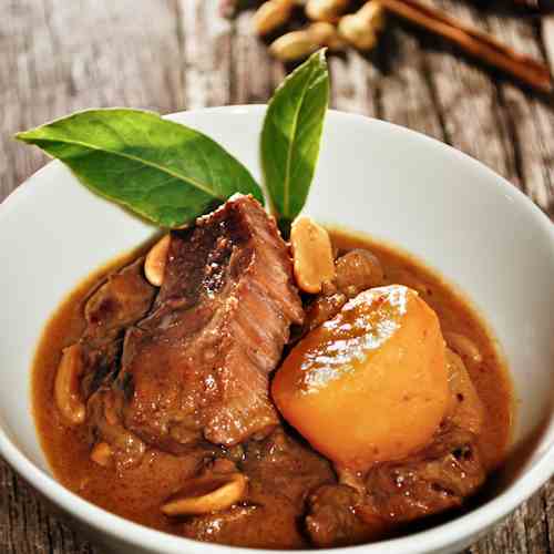 A slow cooked Massaman Curry