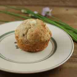 Goat Cheese, Chive & Scallion Muffins