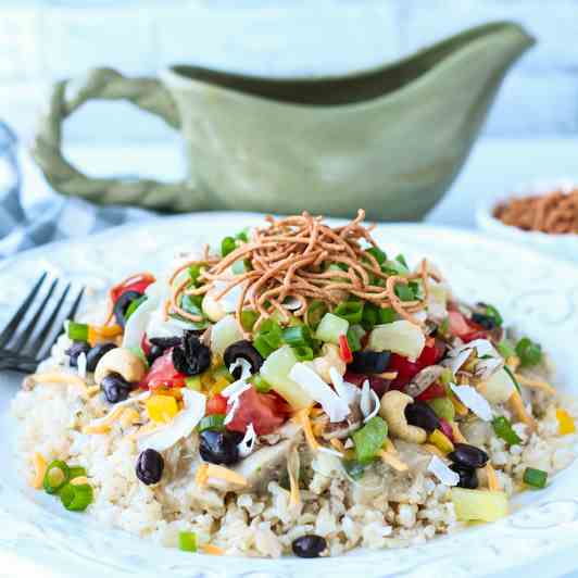 Healthy Hawaiian Haystacks