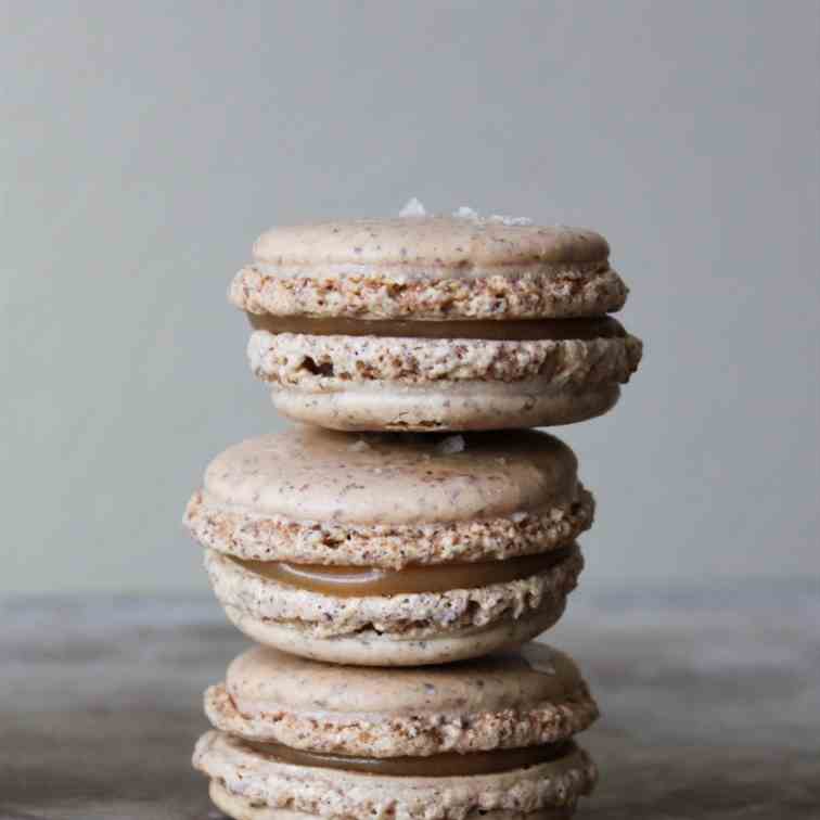 Sea Salt Caramel Macarons