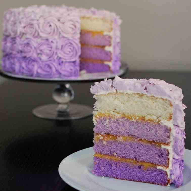 Purple Ombre Cake