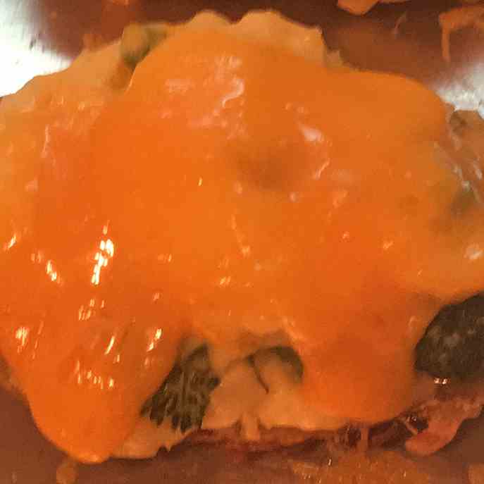 Creamy Stuffed Potatoes With Broccolini