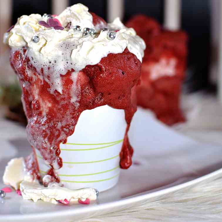 Red Velvet Mug Cake