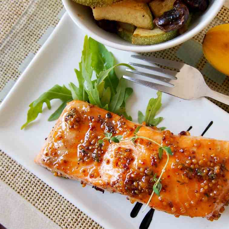 Maple Mustard Salmon