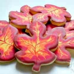 Autumn Leaf Cookies