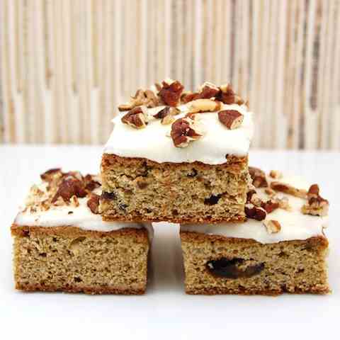 Roasted Banana Bars